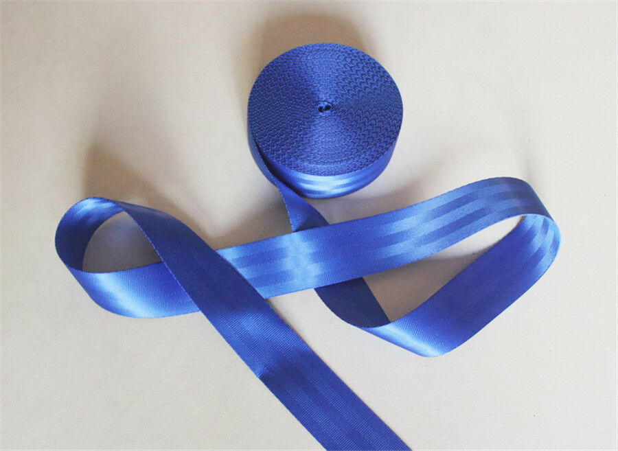 3.6M Blue Universal Racing Front 3 Point Safety Retractable Car Seat Lap Belt