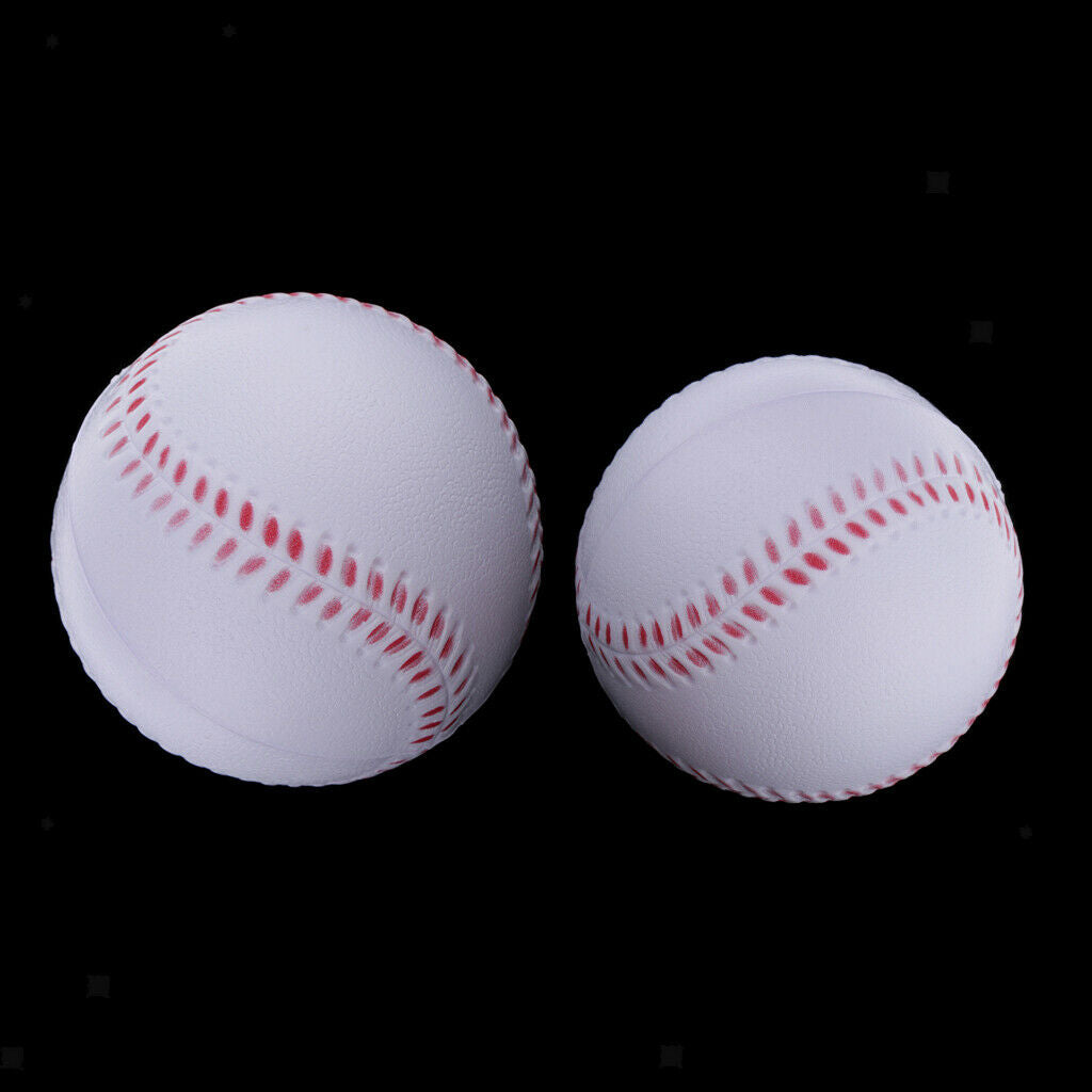 2 Pieces Exercise Balls Reduced Impact Safety Training Baseball PU