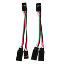 100mm Servo Harness 1 to 2 Y Splitter Cable for JR FUTABA Plug, RC Airplane