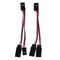 100mm Servo Harness 1 to 2 Y Splitter Cable for JR FUTABA Plug, RC Airplane