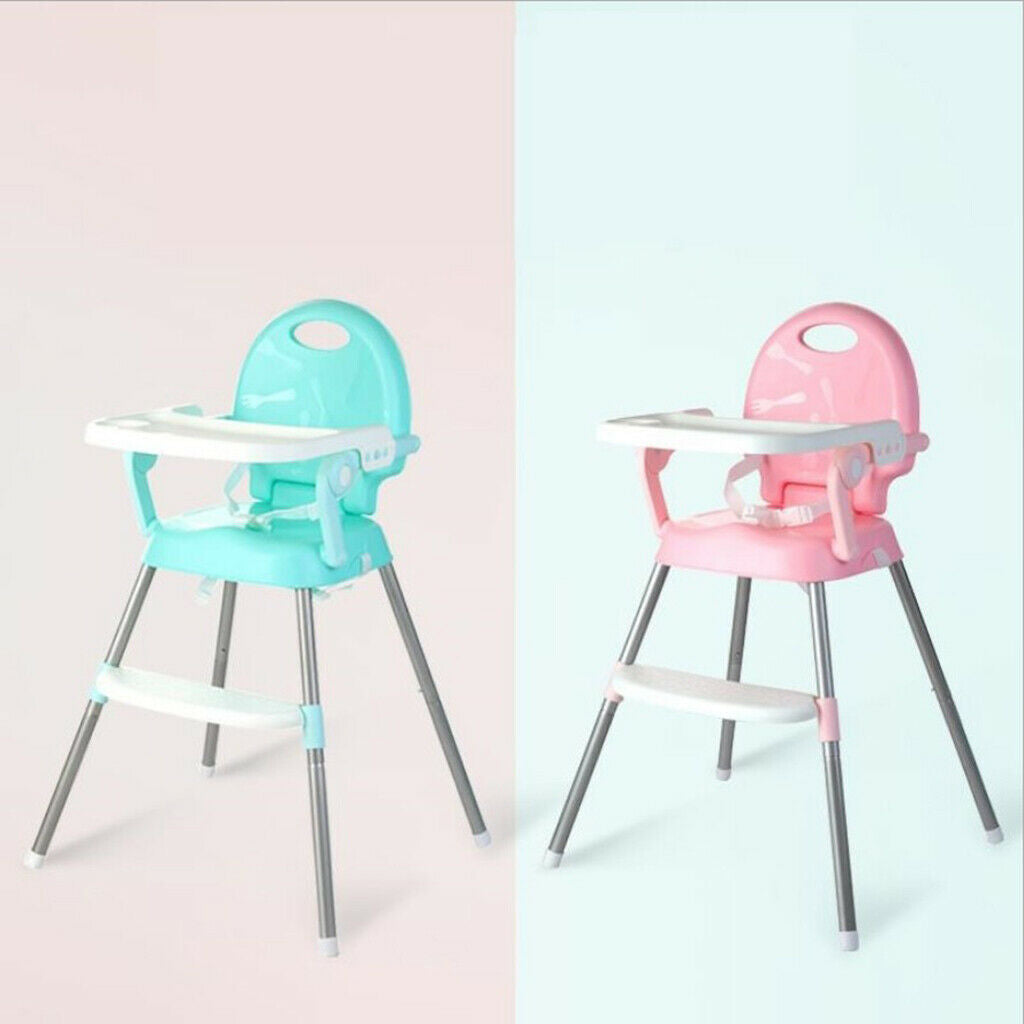 Baby Feeding High Chair Table Seat Booster Foldable Children Infant Pink