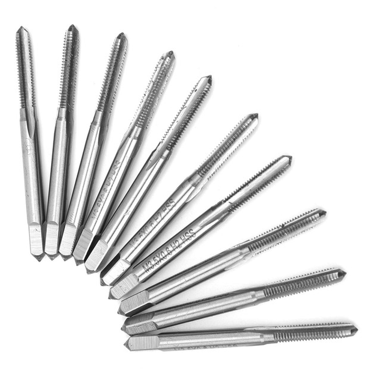Standard Metric Straight Flute Machine Screw Thread Tap Metalworking M3.5 HSS