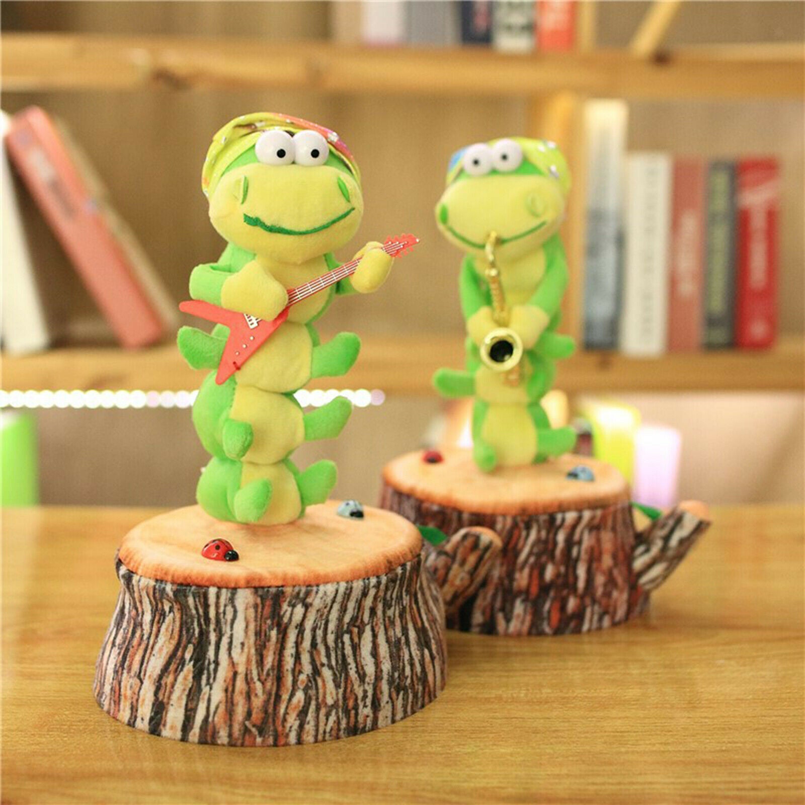 Soft Plush Dancing Caterpillar Novelty Cartoon Stuffed Toys Home Decor