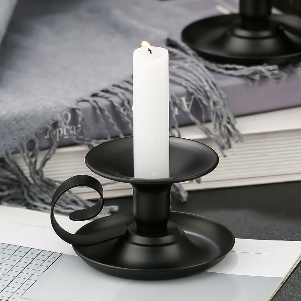 2Pcs Candle Holder Metal Candlestick Holders for Desktop Wedding Ornament