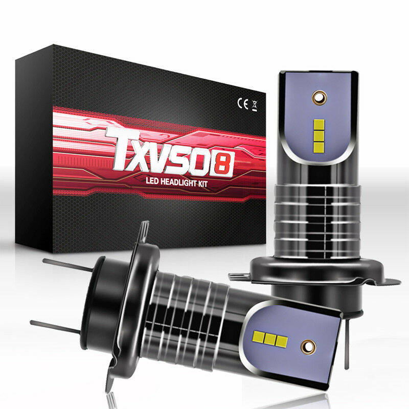 Mini H7 LED Headlight Kit Bulbs 100W 26000LM 360Â° beam pattern 6000K Universal