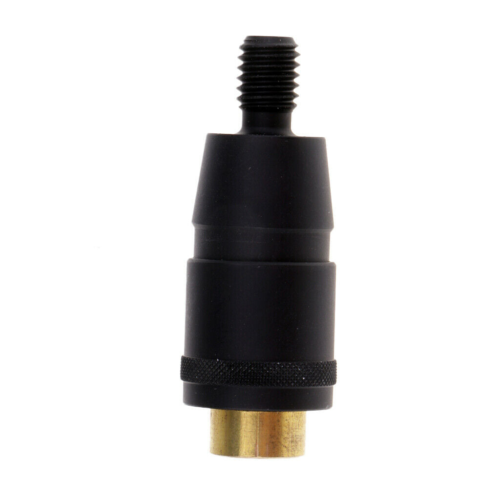 Fishing Landing Net Connector Head Screw Net Rod Quick Release Adapter Black