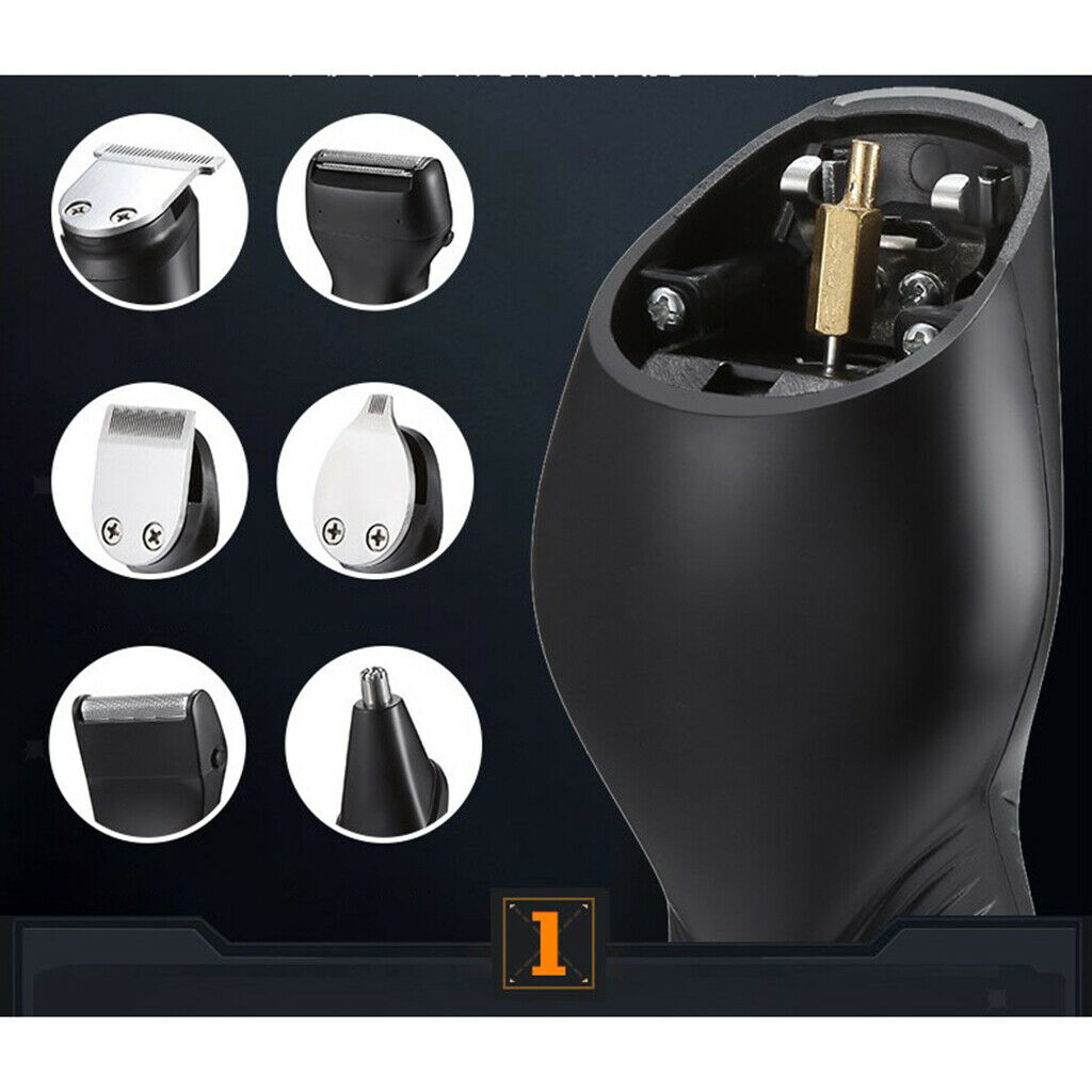 Professional Wireless Electric Trimmer Clipper Waterproof Haircutting Shaver