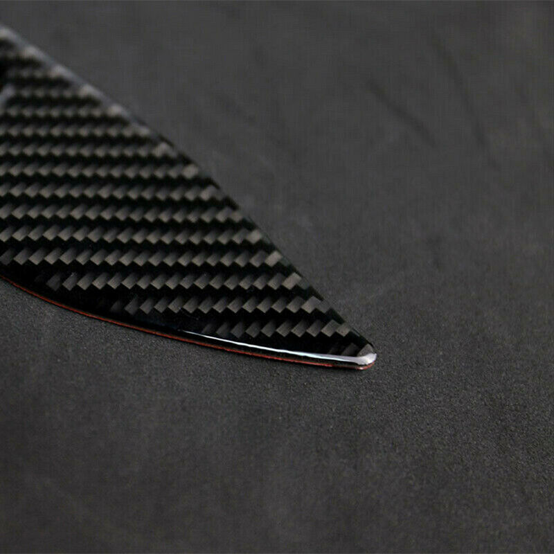 Carbon Fiber Interior Dashboard Panel Cover Trim Fit For Ford Mustang 2015-2019