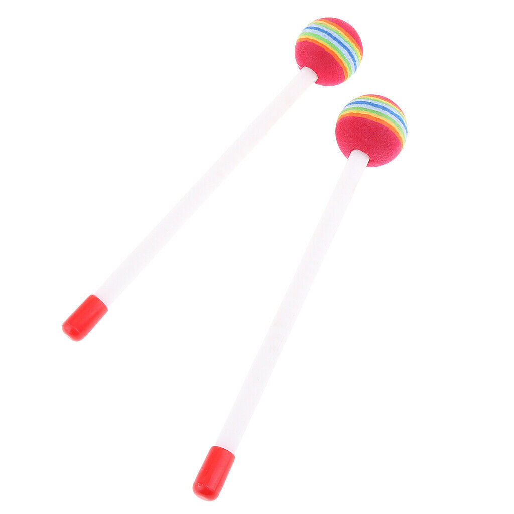 Drum Sticks Percussion Drum Mallets 2 Pair for Kids Music Learning Xmas Gift