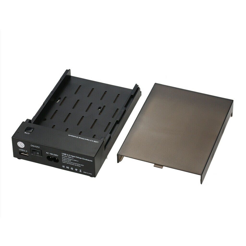 External Hard Drive Enclosure for 3.5 2.5 Inch SATA SSD HDD, USB 3.0 to SATA
