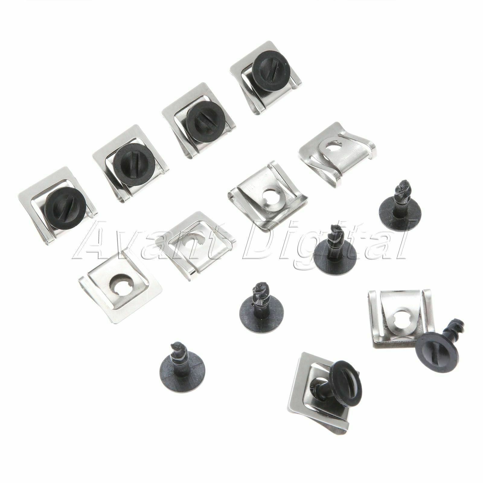 10x Under Engine Cover Fastener Clips  w/ Screws fit for  A4 1995-2001 98 96