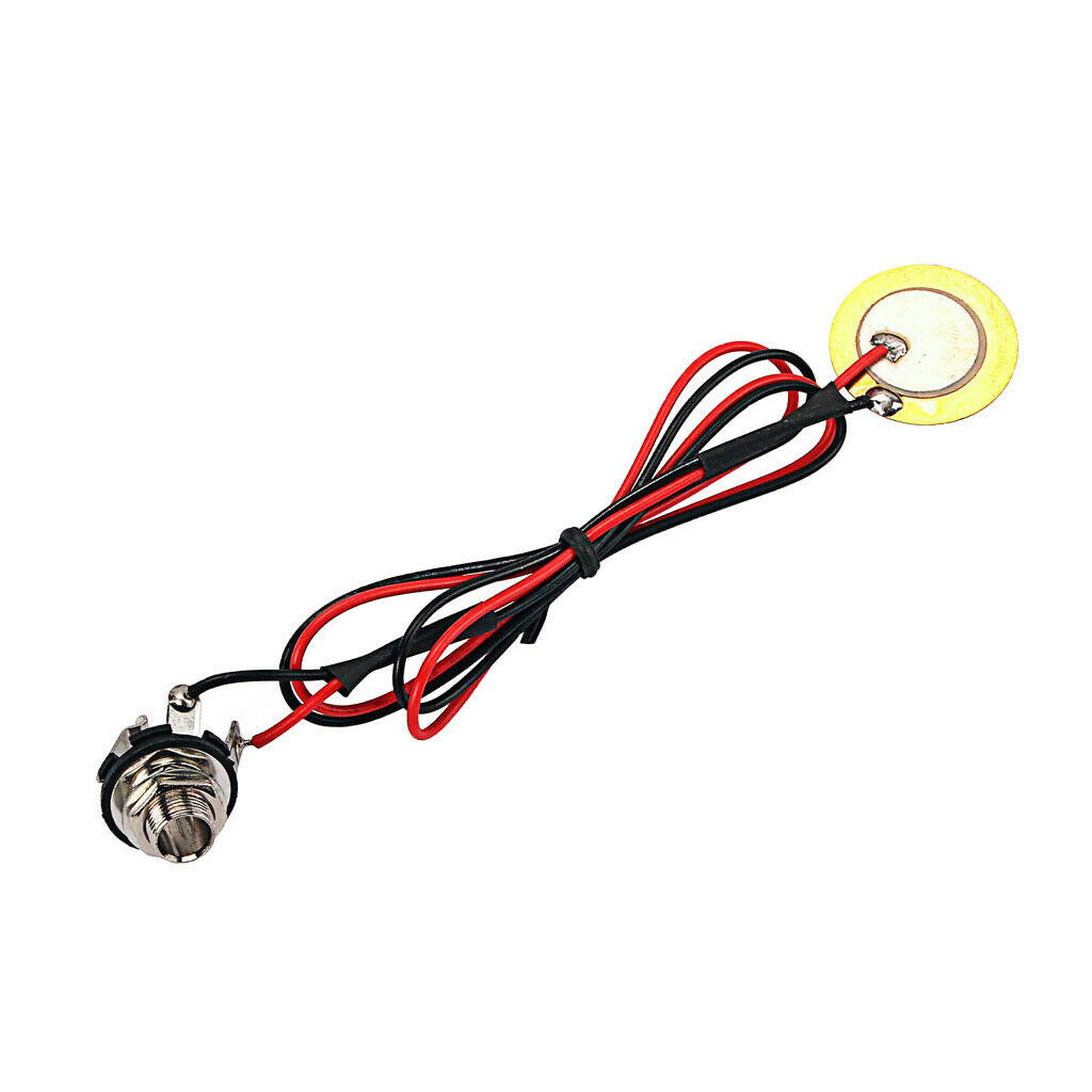 Prewired Guitar Pickup Piezo Transducer Amplifier