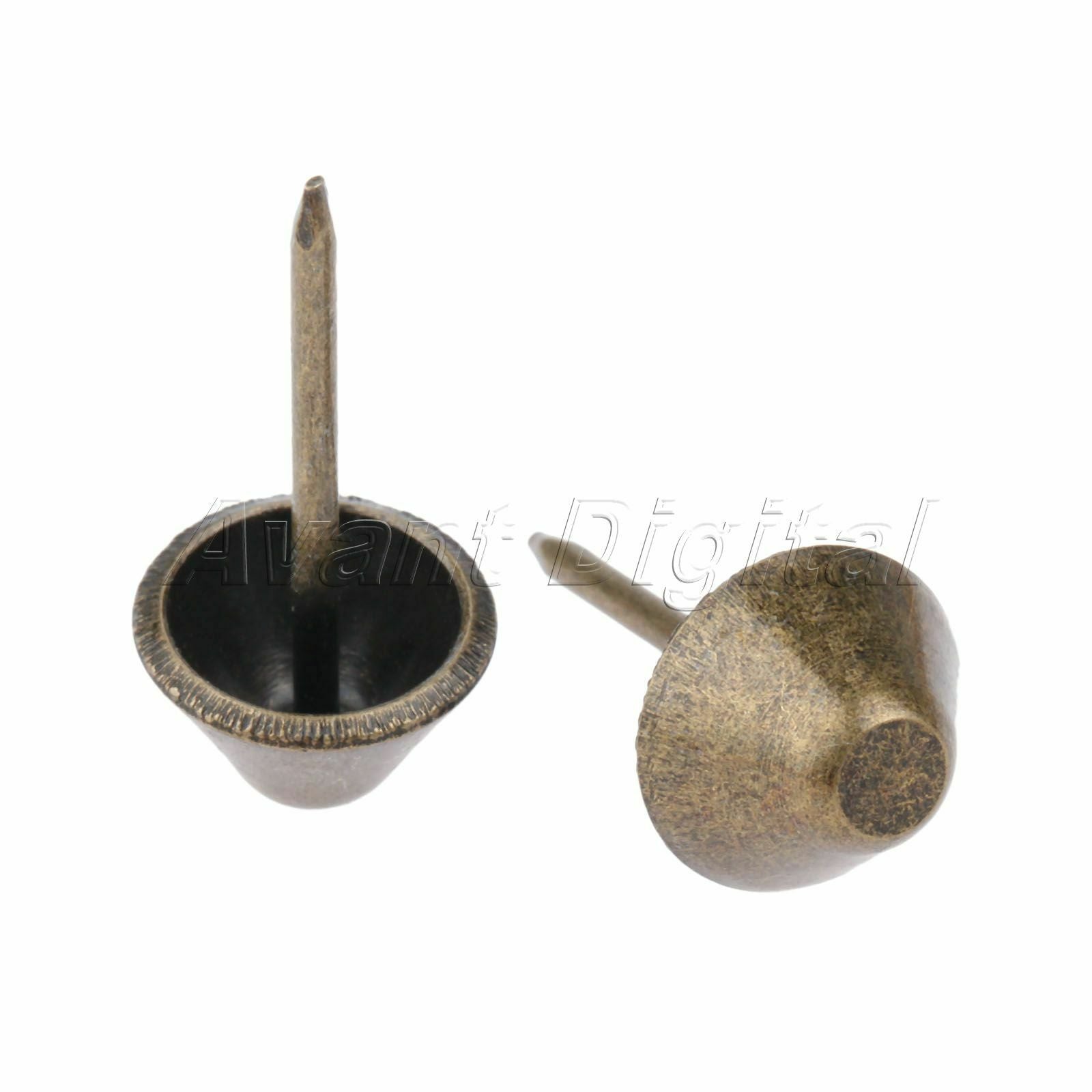 Furniture Hardware Retro Sofa Door Flat Upholstery Nails Stud Iron Tack Pins 50X