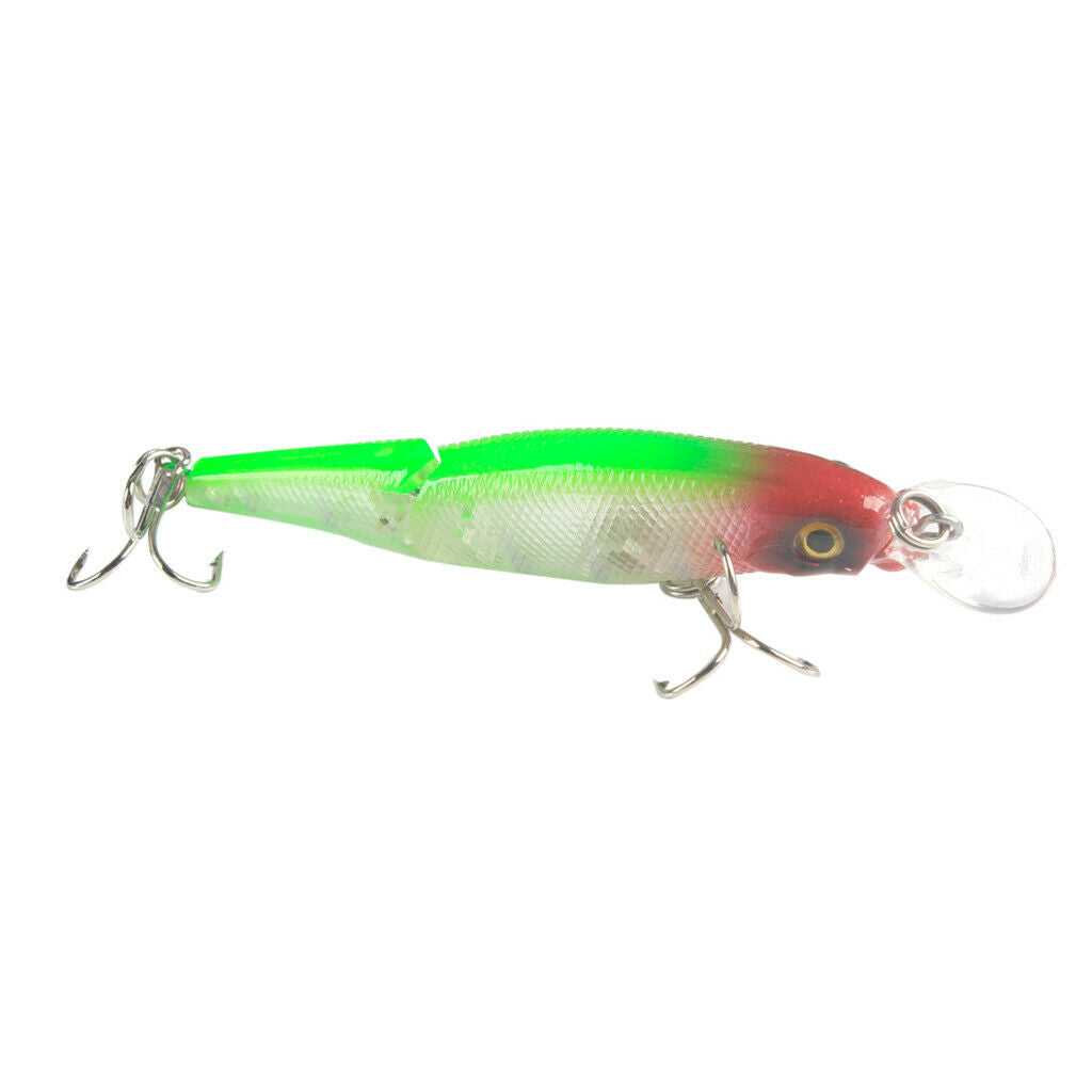 5pcs 5 Szies Fishing Lure Minnow Professional Baits Crankbaits + Connector