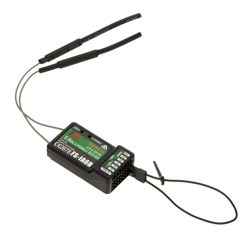 Flysky Receiver FS-iA6B 2.4G 6CH With IBus For Sailplane Airplane Wing