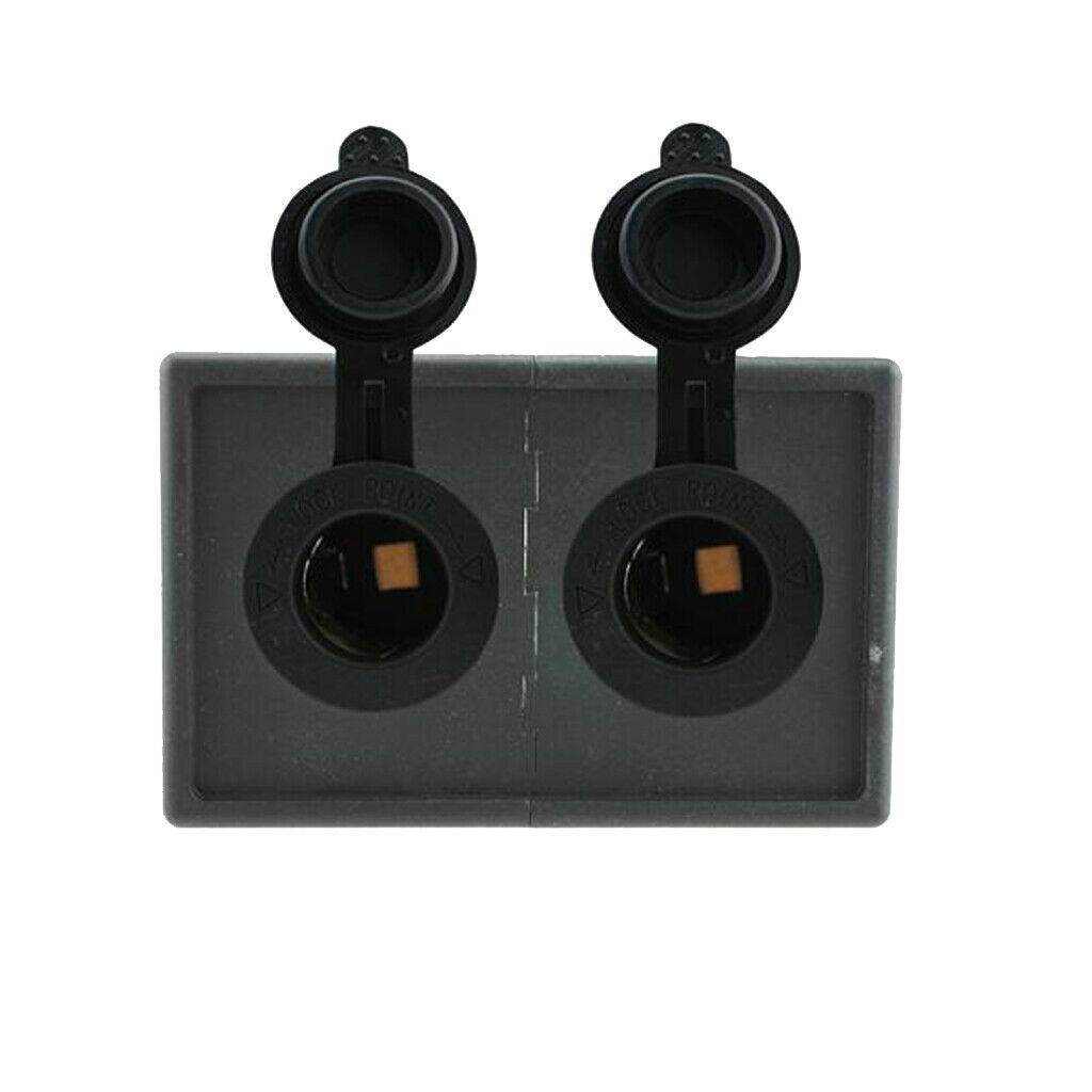 12v 24v Power Outlet With Housing Support For Marina Moto Rv Boat