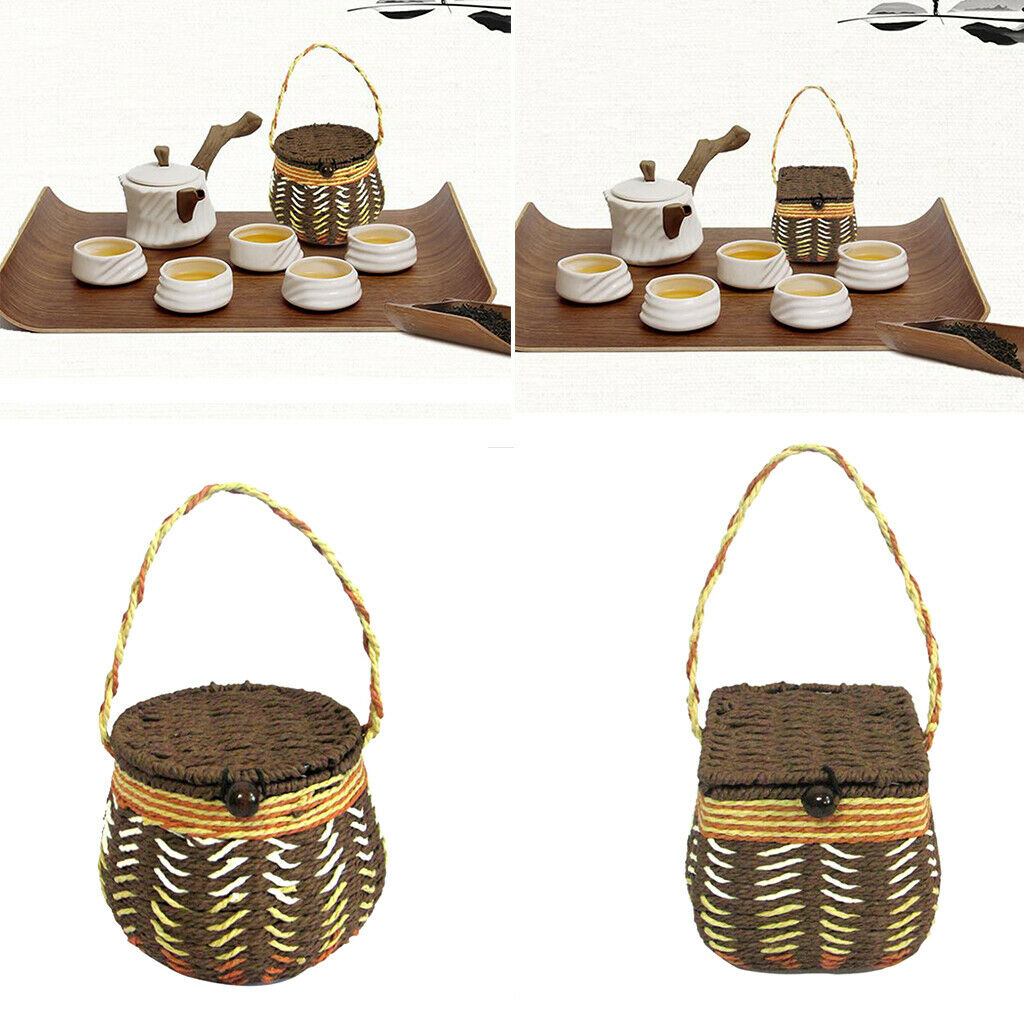 Kitchen Tea Storage Canister Coffee Sugar Snacks Cookies Container Round