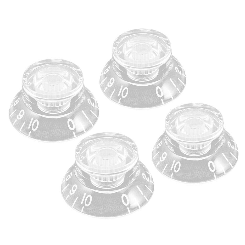 Acrylic Guitar Speed Control Knobs for LP Electric Guitar Replacement Clear