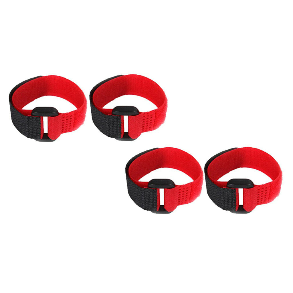 4x Rooster Collar Adjustable Prevent Rooster from Screaming for Duck Red