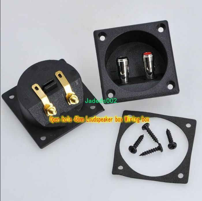 2pcs 57mm Speaker junction box Audio terminal HiFi Audio Parts