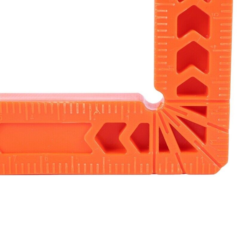 Plastic 90 degree right angle ruler 4 inch woodworking tool auxiliary locator R7