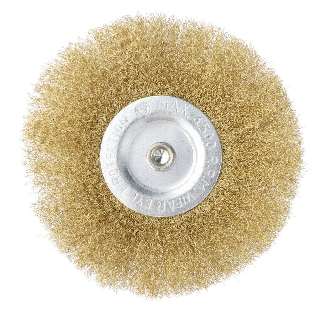2Pcs Wire Wheel Brush For Metal Derusting Wood Grinding Polishing Excellent for