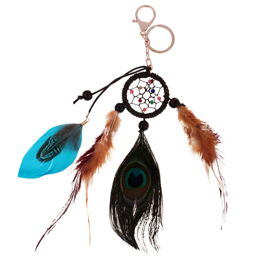 Dream Catcher Feather Tassel Keyring Key Chain Ring Keychain Charm Pendant