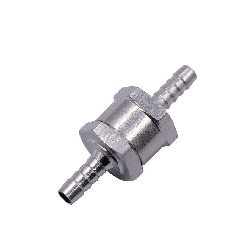 1Pcs 6 Mm Aluminum Check Valve 1/4 Inch One-Way One-Way Air Fuel Line