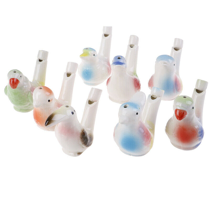 1Pc Chinese ceramic water bird whistle kids baby funny novelty musical to.l8