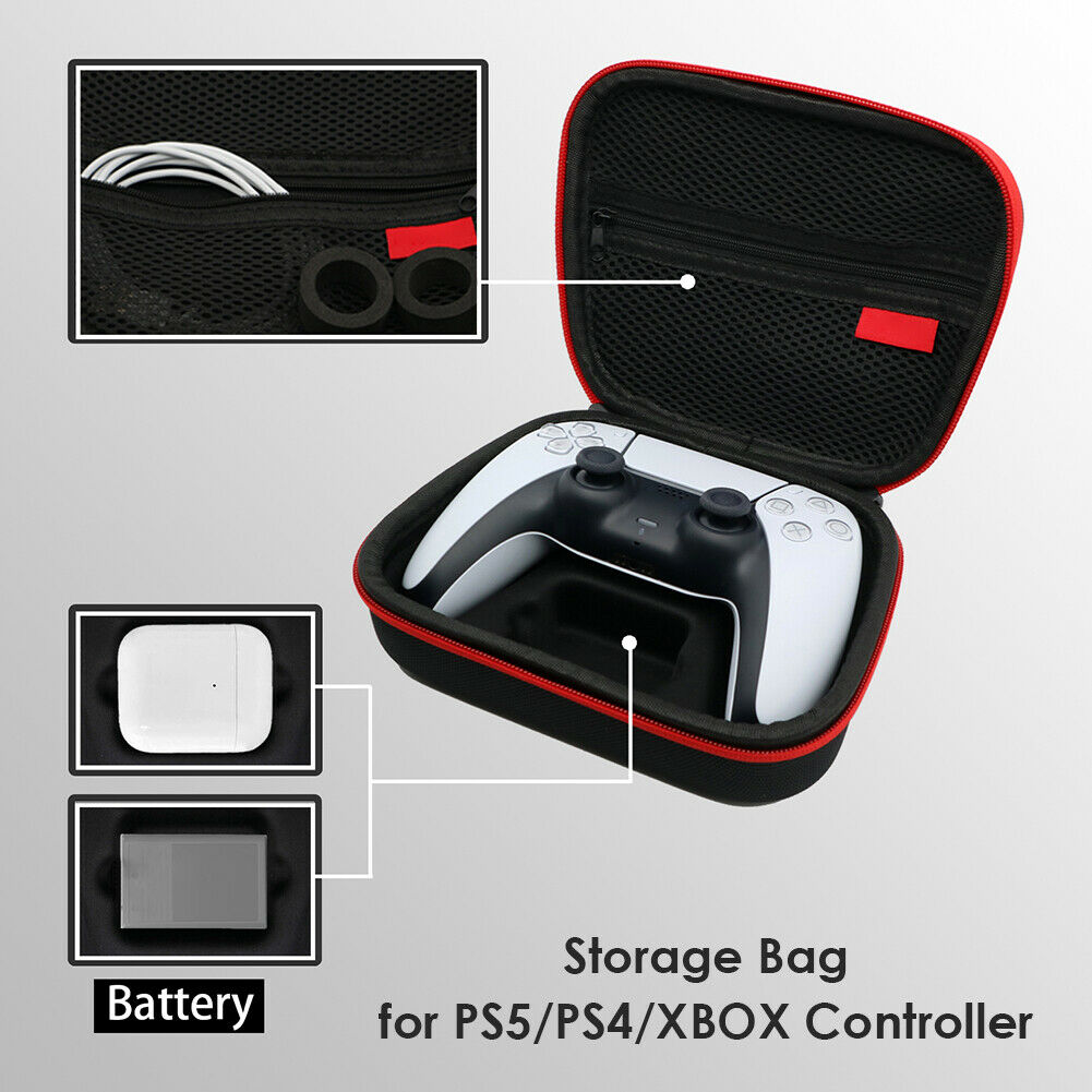 Gamepad Carrying Bag EVA Protective Case for PS5/PS4/XBOX/8bitdo Controller @