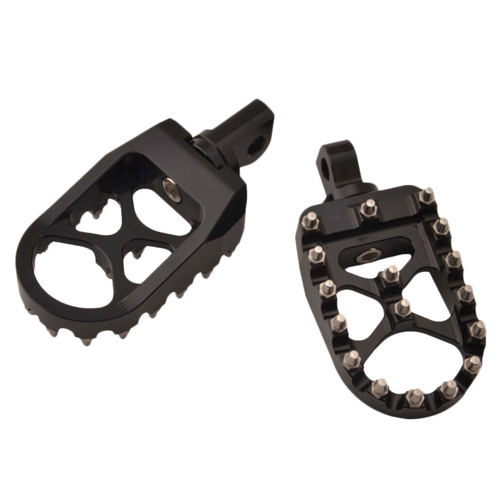 Universal CNC Motorcycle Foot Peg Rest Pedals Floor Boards Compatible for Custom