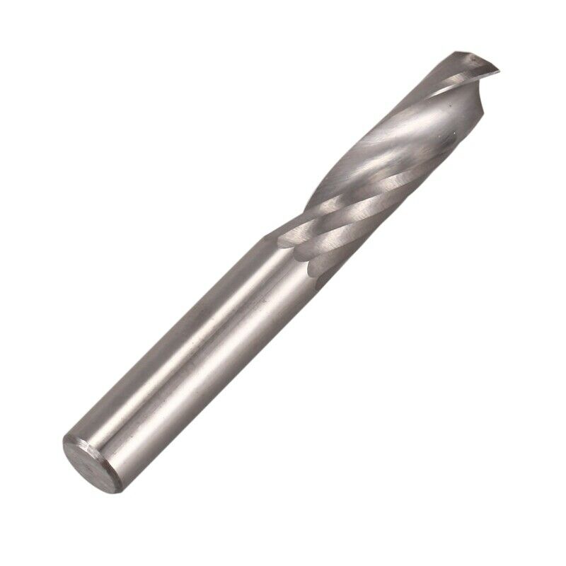 5Pcs 6Mm 1/4 Inch Carbide Cnc Router Bits One Single Flute End Mill Tools 22MmQ1