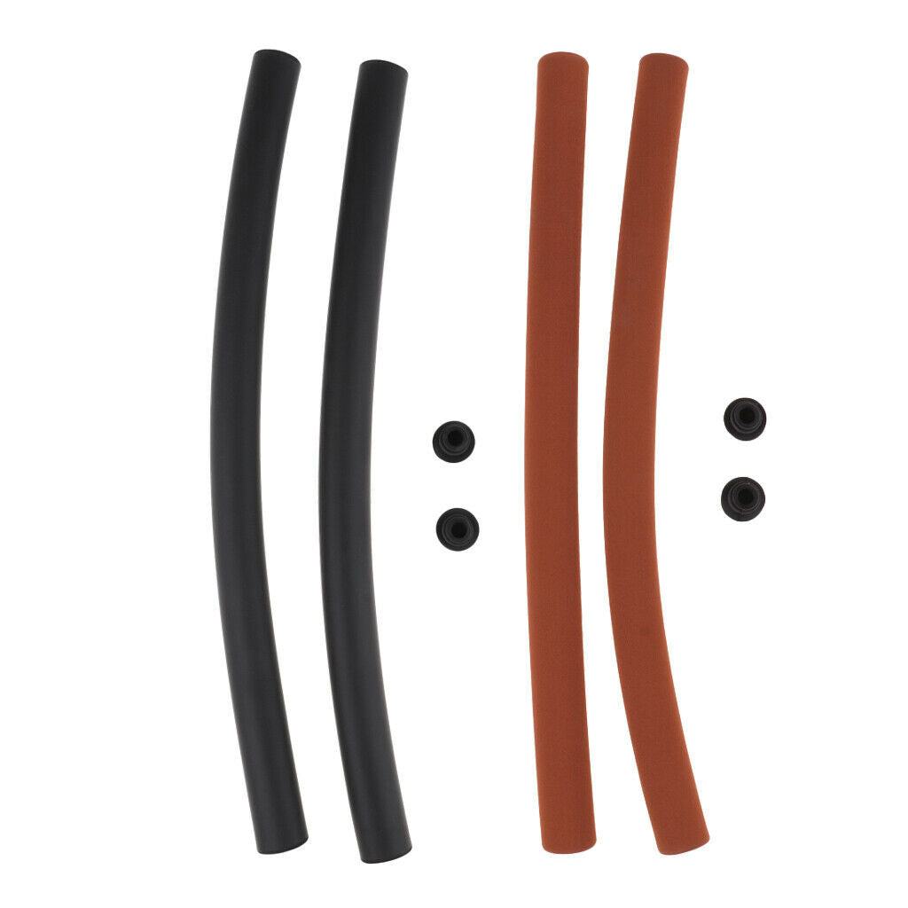 2 Pairs Silica Gel Bicycle Handlebar Grips for Road Bike Touring Bike Classical