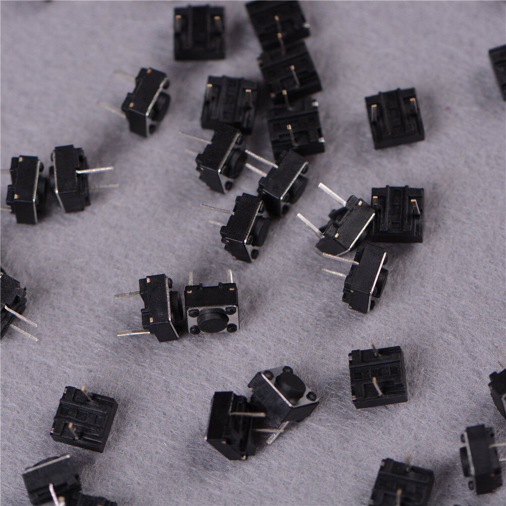 100X Momentary Tactile Tact Push Button Switch 2 Pin DIP 6x6x4.3mm High 4..l8