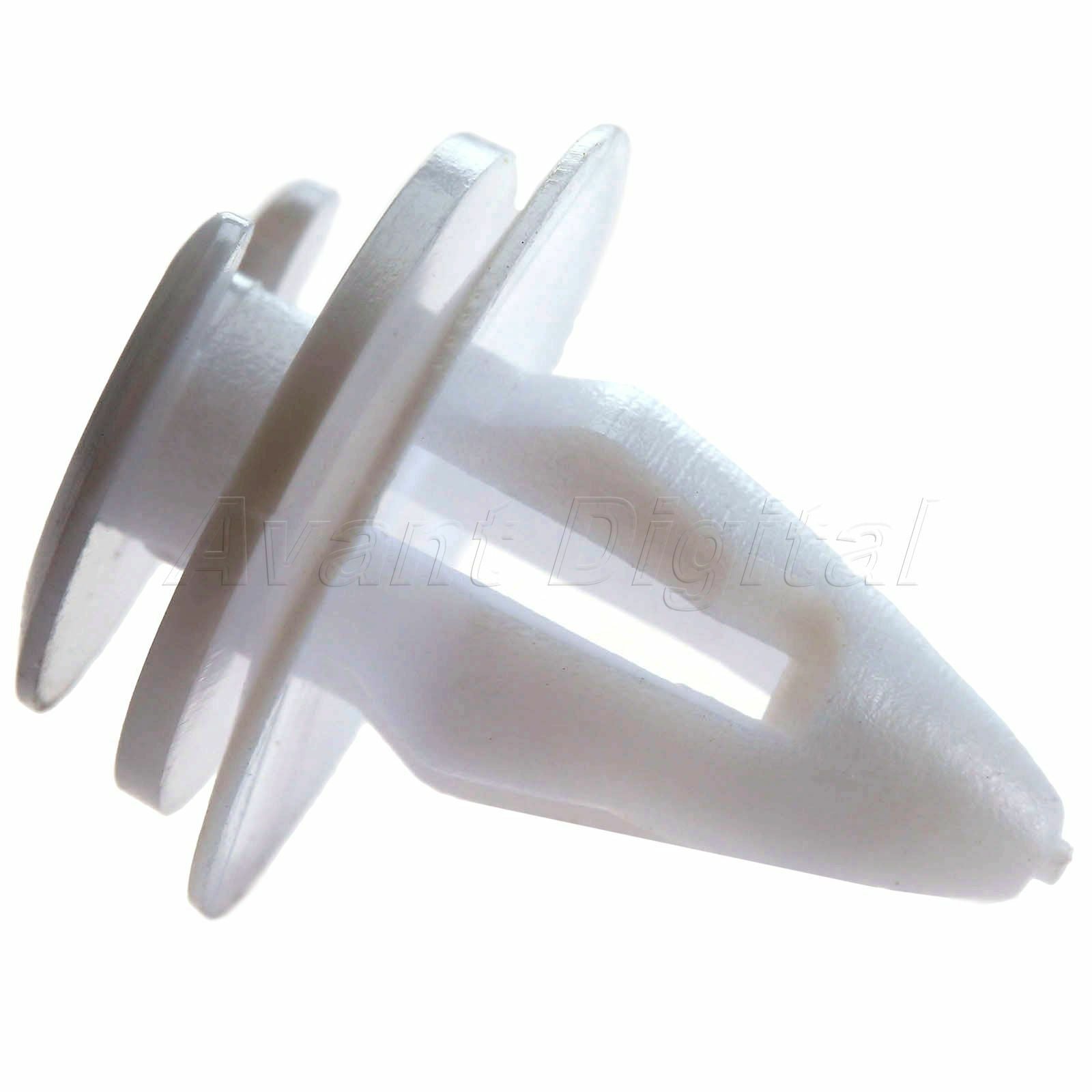 50 Pcs White Door Trim Panel Clips For Car 3 5 7 Door Trim Panel Clips