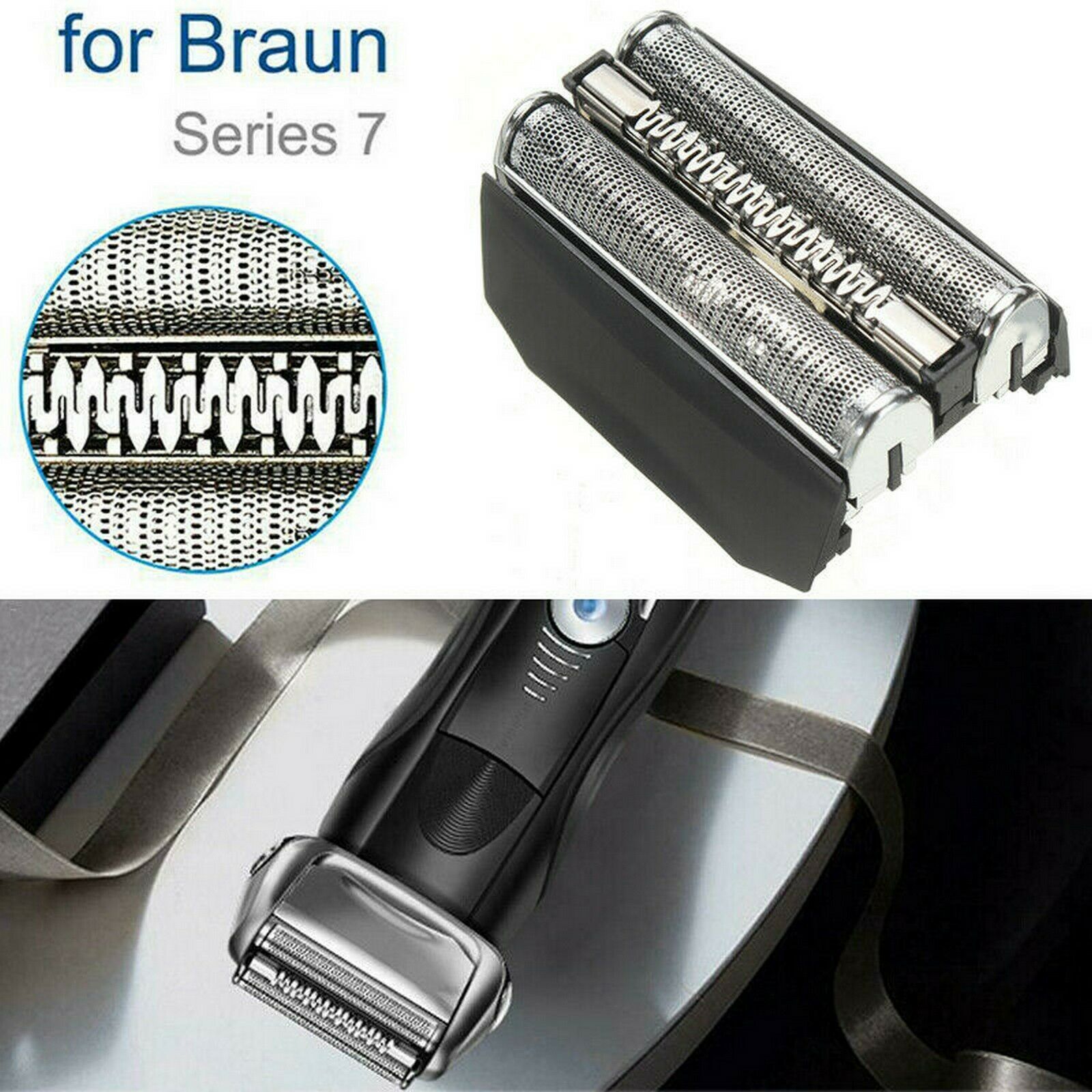 For Braun Series 7 70B S 790cc 765CC 760CC 795CC-3 Shaver Replacement Head Foil