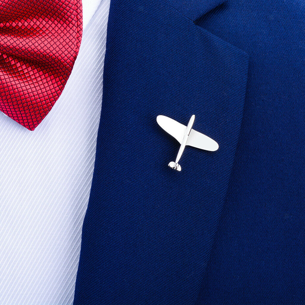 Funny Plane Shape Men Lapel Pin Brooch Badge Buckle Engagement Jewelry
