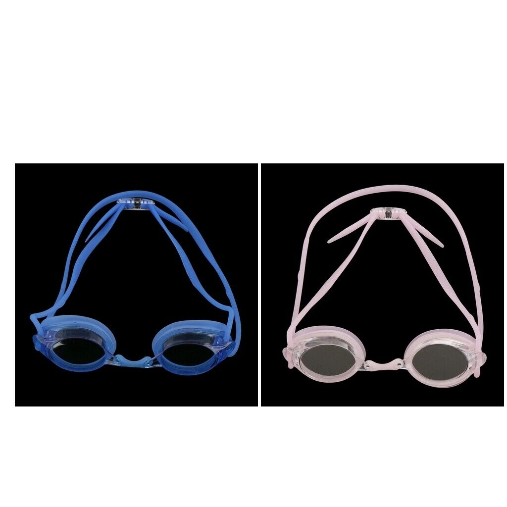 2Pcs Racing Swimming Goggles PC Swim Men Goggle Waterproof Eyewear Equipment