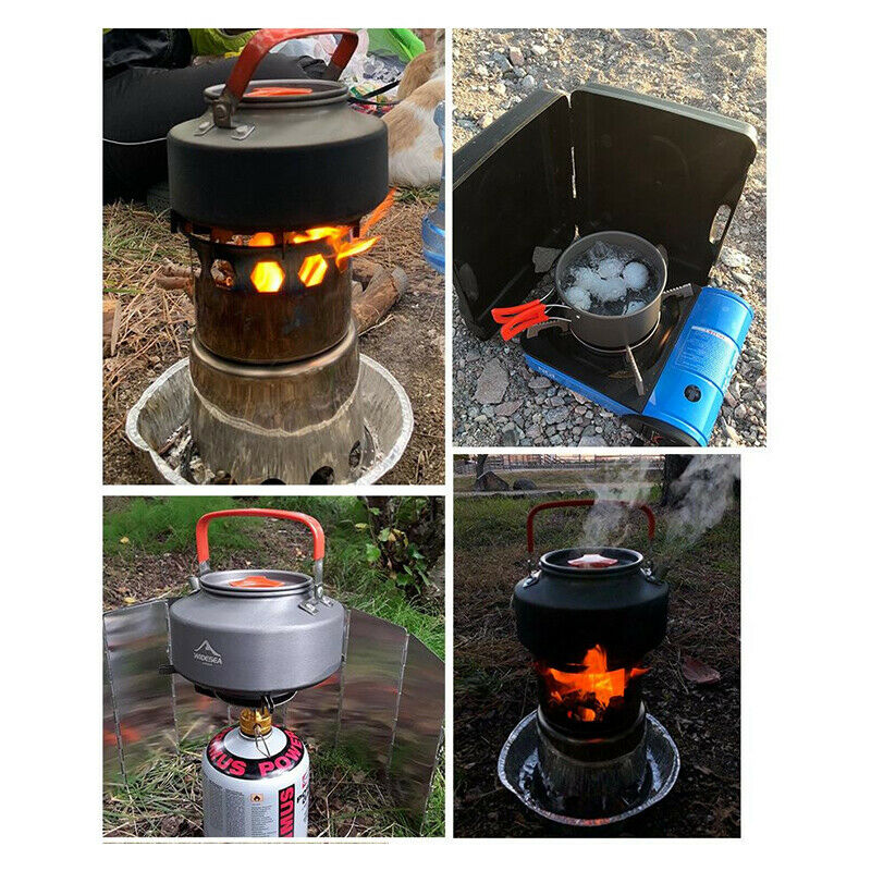 Camping Tableware Outdoor Cookware Set Pots Tourist Equipment Utensils HikinBDA