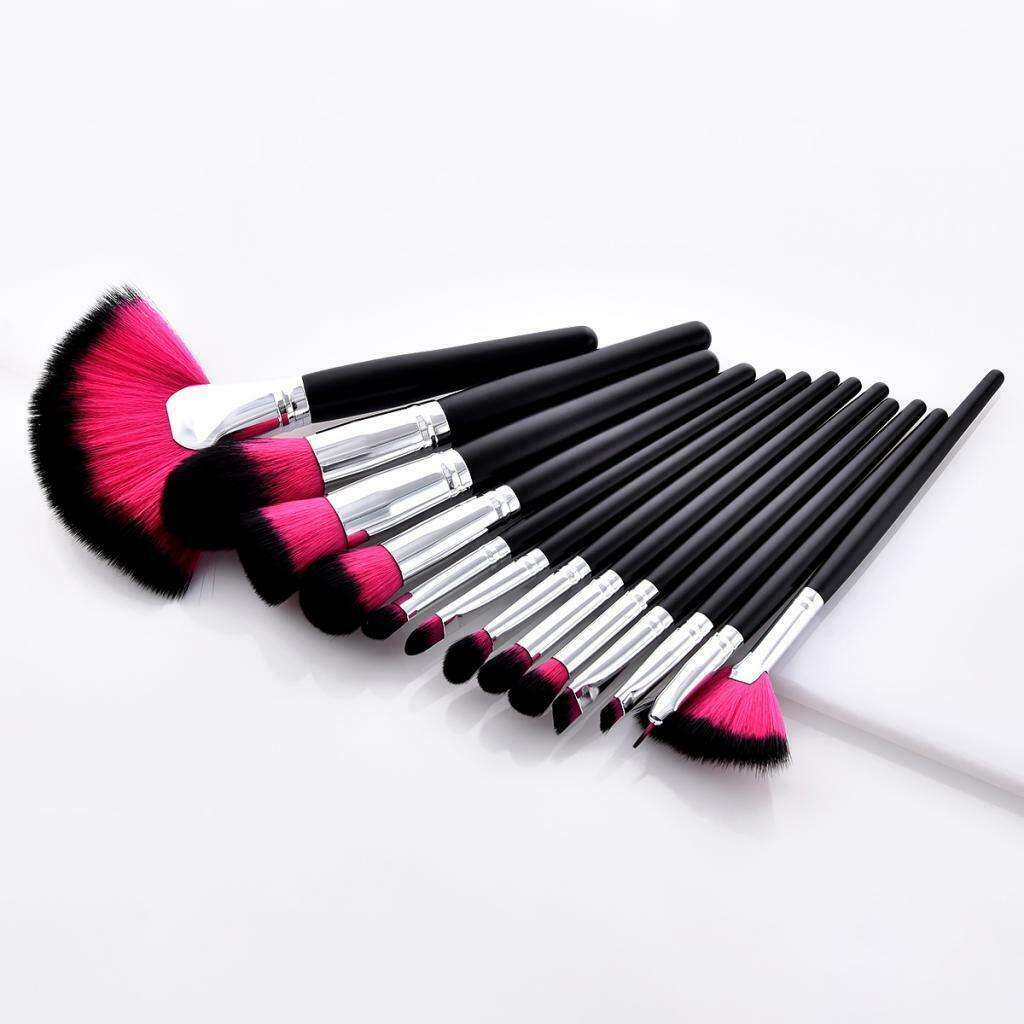 13Pcs Kabuki Brushes Eye Shadow Liner Blush Lip Makeup Brush Foundation Set