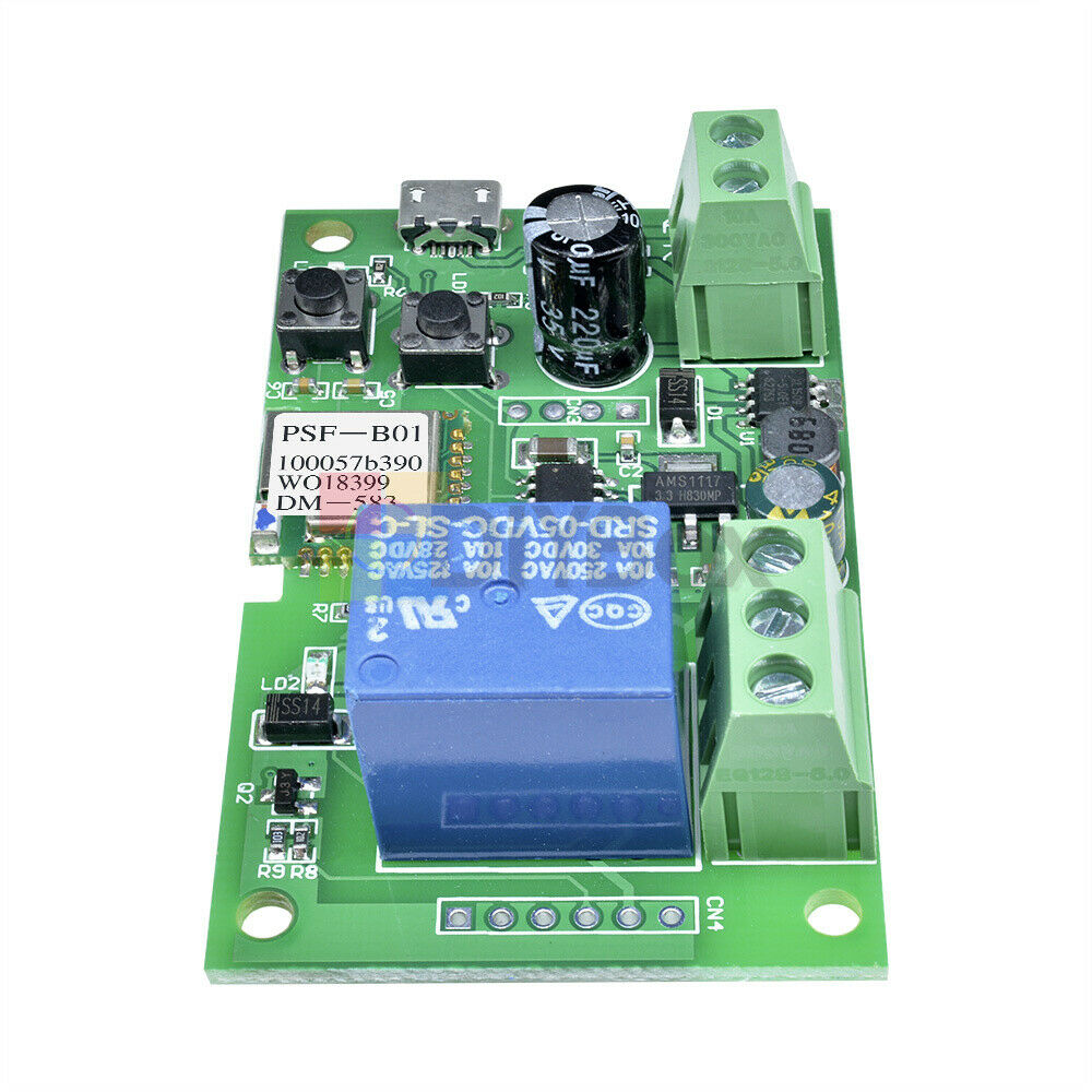 DC 5V-12V Sonoff WiFi Wireless Smart Switch Relay Module Smart Home Phone APP