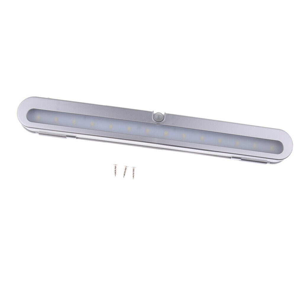 14 LED Wireless PIR Motion Sensor Night Light Cabinet Wardrobe Closet Lamp