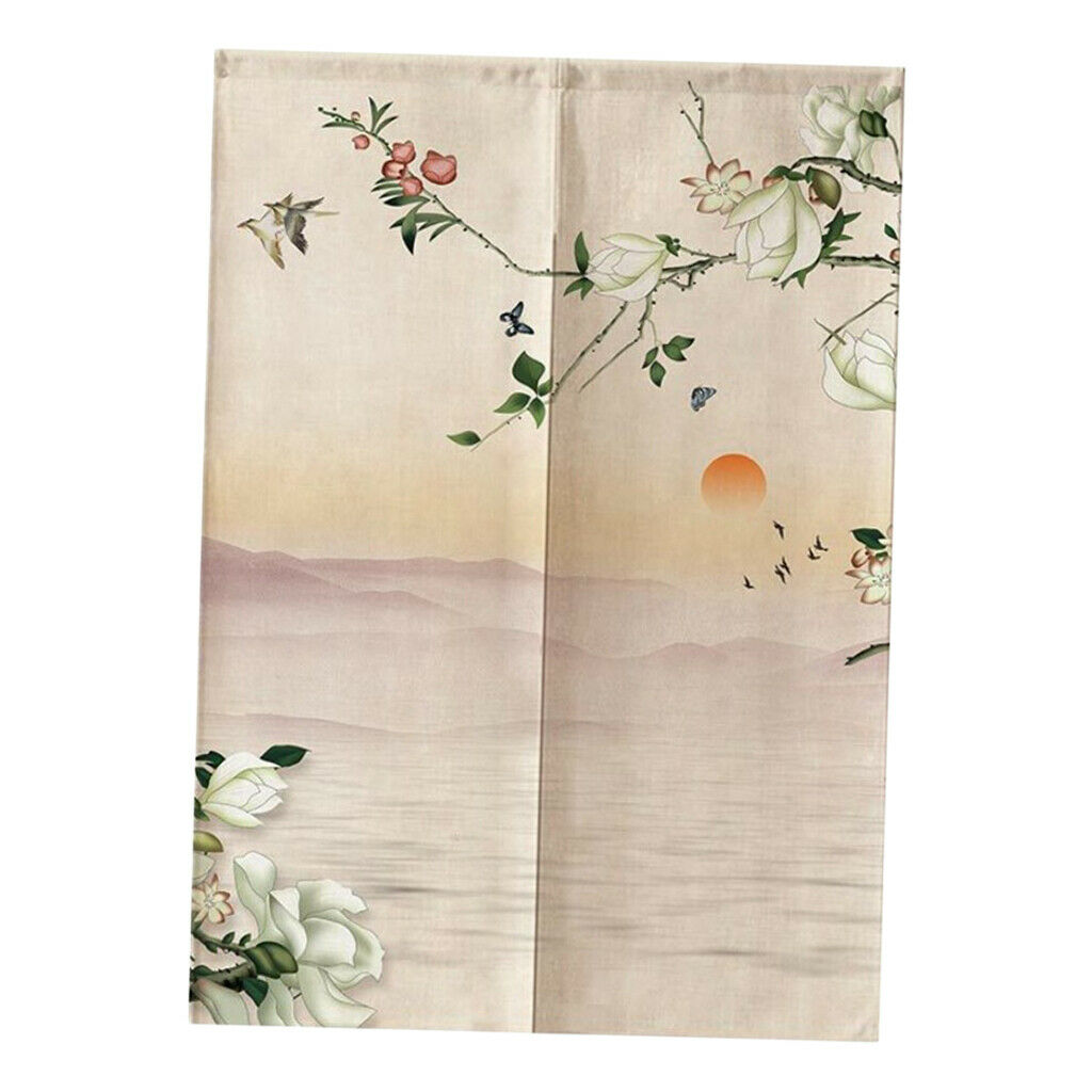 Chinese Door Curtain Japanese Noren Doorway Curtain Room Divider D_33x35inch