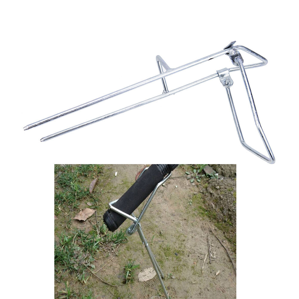 Outdoor Professional Adjustable Support Stand Spring Fishing Rod Rest Hol.l8