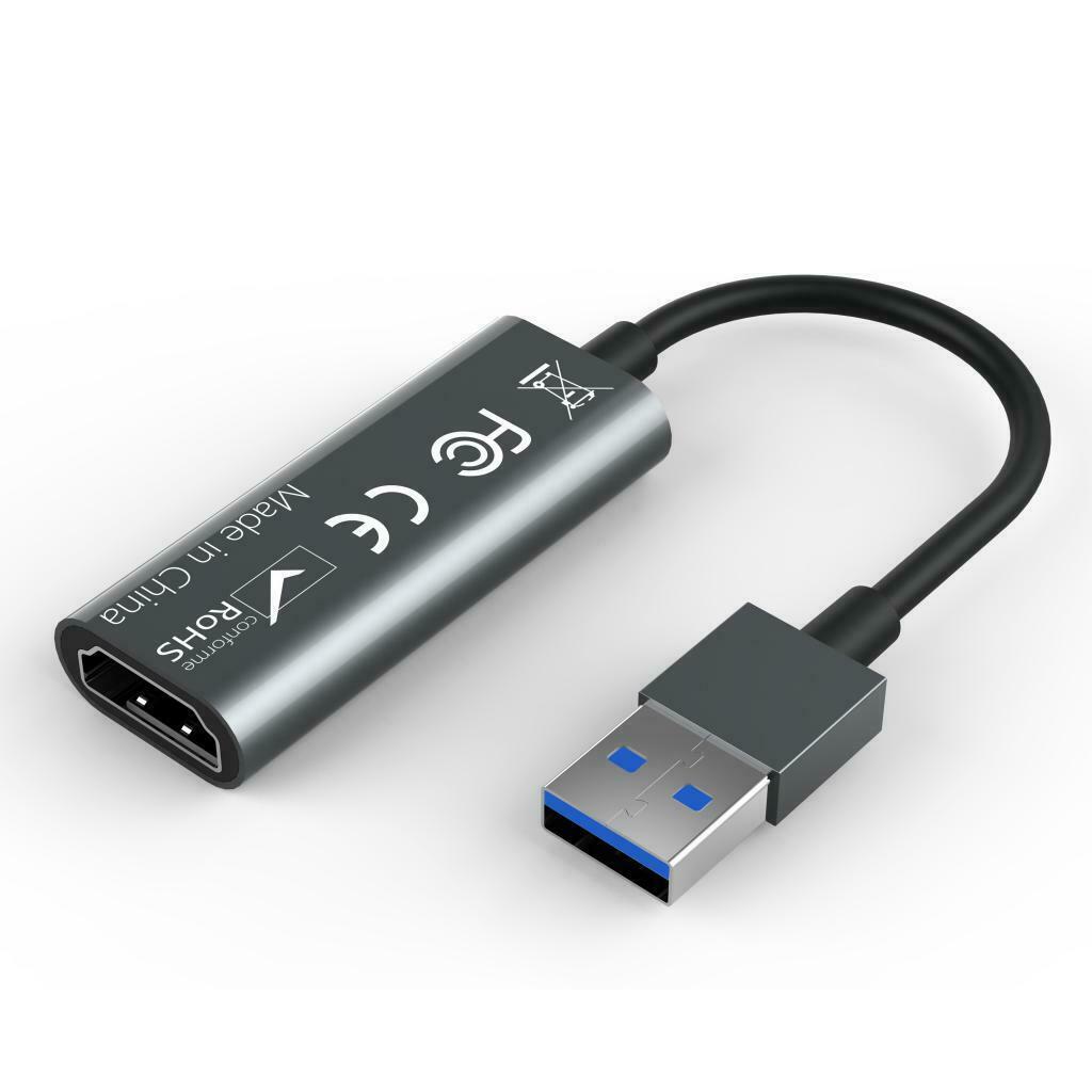 Audio Video Capture Card   to USB 2.0 1080p 30fps for Gaming Teaching