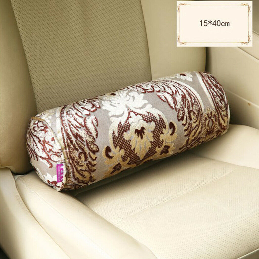 2pcs Cylinder Cervical Roll Pillow Head Lumbar Neck Support Cushion Washable