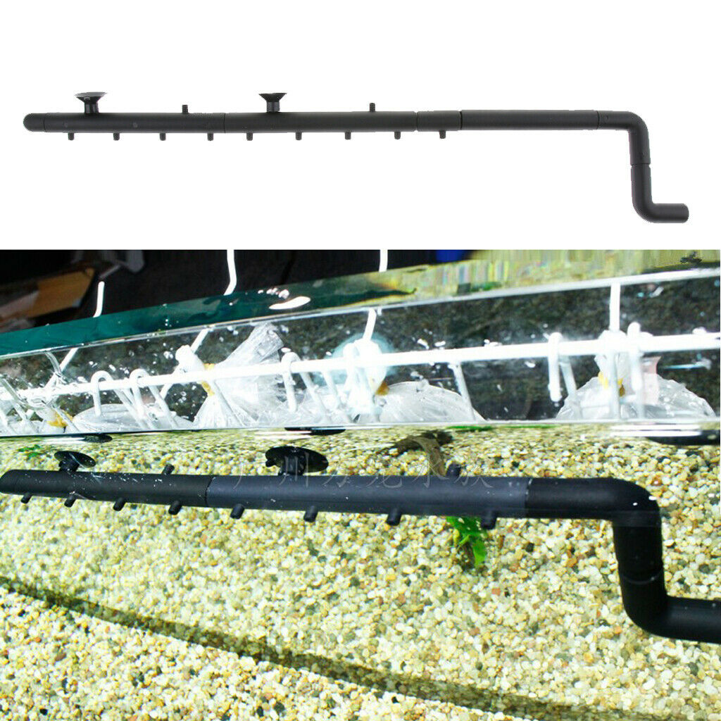 2Pcs Multi Function Rain Bar Unit Fish Tank Pond Outflow Pipe 60cm & 48cm (