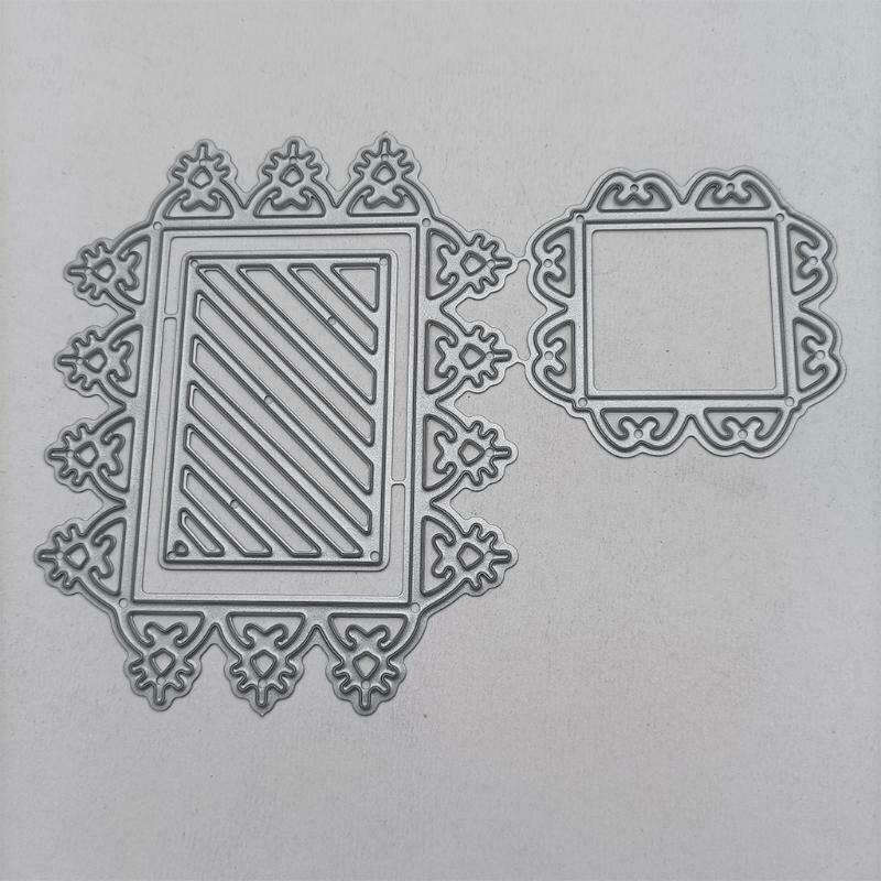 Rectangle Square Metal Cutting Dies Stencil DIY Scrapbooking Album Paper Card