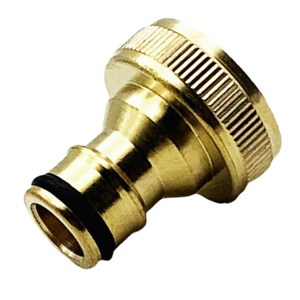 3/4" NPT Balcony Plumbing Tap Hose Pipe Brass Quick Adaptor Female Thread