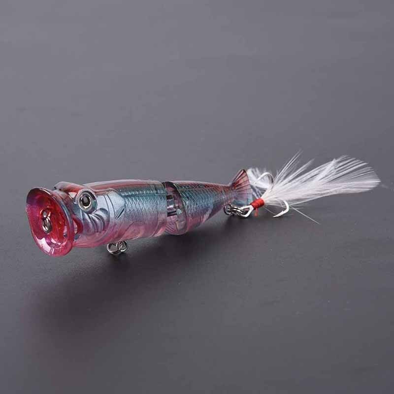 8cm 11.5g fishing lure hard bait artificial popper crankbait wobbler bait .l8